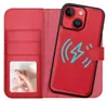 custodia magnetica 2in1 per iPhone 14 protezione RFID, Anteprima dell’immagine prodotto 1