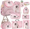 Schultasche, 10-teiliges Schulset für Mädchen, Cleo&Frank Produktbild-Vorschau 1