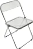 1er Set Acryl Klappstuhl,Lounge-Sessel,Besuchersstuhl,Weiß Produktbild-Vorschau 1