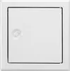 A white revision door with a square lock mechanism. Anteprima dell’immagine prodotto