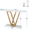 A console table with dimensions shown, placed on a white background. Náhľad obrázku produktu