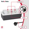 KOTARBAU® Multiprise escamotable 3x Aluminium Rallonge de Voir les images du produit 4