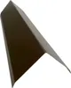 Firstblech 2 m lang Alu Braun RAL 8014 - Zuschnitt 20 cm - Produktbild-Vorschau 1
