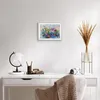 Gerahmtes Poster - Weißer Rahmen - Blumen die Farben pastos Produktbild-Vorschau 6