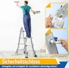 Hebitod Teleskopleiter Alu Leichtgewicht 4x4 Ebene Silber  Produktbild-Vorschau 3