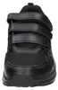 Sneakers Herren-Klett-Sportschuh Schwarz, Farbe:schwarz, EU Produktbild-Vorschau 3