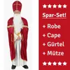Bischofsrobe Robe Bischof Kirche Weihnachtsmann Kostüm Produktbild-Vorschau 3