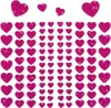 Oblique Unique 106 Herz Sticker Aufkleber Set Glitzer Produktbild-Vorschau 1