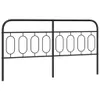 The Living Store Kopfteil Metall Schwarz 160 cm Produktbild-Vorschau 3