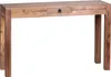 FineBuy Konsolentisch Massivholz Konsole mit 1 Schublade Produktbild-Vorschau 6