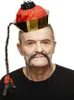 Fu Manchu Schnurrbart Farbe: schwarz Produktbild-Vorschau 1