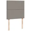 Boxspringbett mit Matratze Taupe 80x200 cm Stoff Produktbild-Vorschau 8
