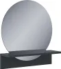 Specchio bagno Vicco Elyra Nero 50 x 54.5 cm con ripiano, Anteprima dell’immagine prodotto 2