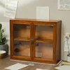360Home Haushalt Holz Vintage Schrank Schaukasten Produktbild-Vorschau 3