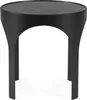 Couchtisch Archie 50 x 50 x 50 cm Stahl Glas Schwarz Produktbild-Vorschau 2