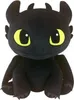 Grande Mascotte Drago Nero 60 Cm - Amico Di Peluche Per Anteprima dell’immagine prodotto 1