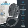 SANILO® WC-Sitz mit Absenkautomatik und Schnellverschluss Produktbild-Vorschau 4