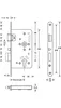 SSF Panik-Einsteckschloss Ser.20 APK Fkt.E rd 20/65/72/9mm Produktbild-Vorschau 1