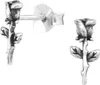 Rosen Ohrringe Ohrstecker 925 Sterling Silber Produktbild-Vorschau 1