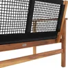di volio zahradní lavice Teracina 120 cm - černá/šedá Náhled obrázku produktu 10