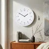 Tiché nástěnné hodiny, 300 mm, bílý plast Náhled obrázku produktu 6