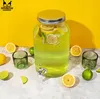SuperButelki - Szklany słój 6l, szkło ryflowane, z Podgląd zdjęcia produktu 3