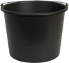 Baueimer 12 l schwarz mit Literskala, Kunststoff Produktbild-Vorschau 2