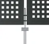 vidaXL Gartentor Anthrazit 400x125 cm Stahl Produktbild-Vorschau 5