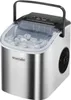 A portable ice maker filled with ice cubes. Voir les images du produit