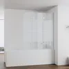IMPTS Duschwand für Badewanne 140x140cm 3-teilig Faltwand Produktbild-Vorschau 1