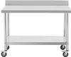 Expondo Royal Catering Edelstahltisch mit Rollen - PREMIUM Produktbild-Vorschau 4