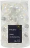Weihnachtskugeln Glas 3,5cm 16 Stück - Klar irisierend Produktbild-Vorschau 1