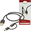 Hama 178327, 1 m, USB A, Micro-USB A, USB 2.0, 0,48 Gbit/s, Produktbild-Vorschau 1
