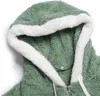 ASKSA Damen Fleecejacke Strickjacke Einfarbig Produktbild-Vorschau 3