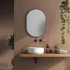 Styler Eclipse 1 Wandspiegel Oval 50 x 70 cm mit schwarzem Produktbild-Vorschau 3