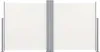 vidaXL Ausziehbare Seitenmarkise Cremeweiß 100 x 600 cm Produktbild-Vorschau 3