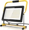 A bright LED work light on a yellow stand. Anteprima dell’immagine prodotto