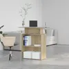 A reception desk with a laptop and office supplies in a modern office setting. Podgląd zdjęcia produktu