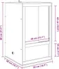 vidaXL Terrarium Braun 50 x 50 x 80 cm OSB Produktbild-Vorschau 8