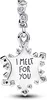 Pandora Charm-Anhänger Glitzer Schneeflocke Sterling-Silber Produktbild-Vorschau 2