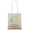 Mr. & Mrs. Panda Stoffbeutel Frosch Liebe - Grau Pastell - Produktbild-Vorschau 2