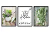 Poster Wandbilder Küchenkräuter 3 Teilig Poster Set 30x40 Produktbild-Vorschau 1