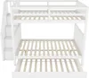 Sweiko 140x200cm lit superposé, étagère d'escalier, équipé Voir les images du produit 8