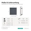 Radiateur plat EMKE, dimensions 63 x 61,6 cm, à une seule Voir les images du produit 6