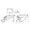 Teleskopmarkise weiß 120 x 145 cm AISI 316 Osculati Produktbild-Vorschau 3
