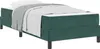 vidaXL Boxspringbett mit Matratze Dunkelgrün 90 x 200 cm Produktbild-Vorschau 1