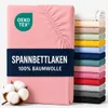 Komfortec Jersey Spannbettlaken 90x200 cm, 100% Baumwolle, Produktbild-Vorschau 1