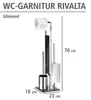 WENKO Stand WC Garnitur Toiletten Bürsten Papier Rollen Produktbild-Vorschau 6