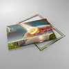 Bild auf Leinwand - Leinwandbild - Raum Erde Planet Komet - Produktbild-Vorschau 2