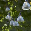 LED Lichterkette 'Lampenschirm' - 12 warmweiße LED - L: 4,95m - outdoor - rauchgrau Produktbild-Vorschau